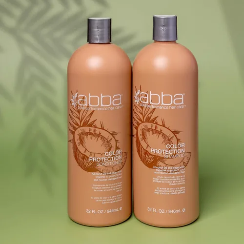 Vista 5 de ABBA - Acondicionador de protección de color puro - Aceite de coco y salvia