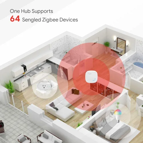 Vista 4 de Sengled Kit de inicio de bombilla inteligente, bombillas inteligentes que funcionan con Alexa, Google Home, bombilla que cambia de color, bombillas