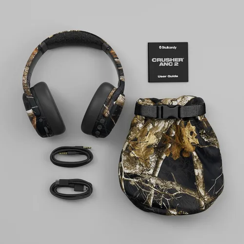 Vista 7 de Skullcandy Crusher ANC 2 - Auriculares inalámbricos sobre la oreja Bluetooth con bajo multisensorial, cancelación activa de ruido, hasta 60 horas