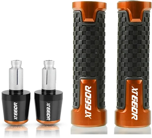 Vista 8 de Motorcycle Motorcycle Accessories Hand Grips Handle Bar Sets Handlebar Grip Ends Plug 7/8'' 22mm for Yamaha XT660R 2004 2005 2006 2007-2016 Handle