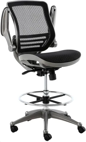 Vista 7 de Harwick Evolve - Silla de dibujo resistente de malla, acabado bronce