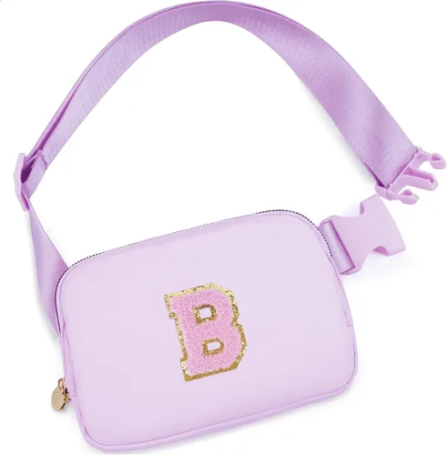Vista 19 de Bolsa de cinturón para niñas y mujeres, bolsas cruzadas, riñonera, riñonera personalizada, Negro, Small