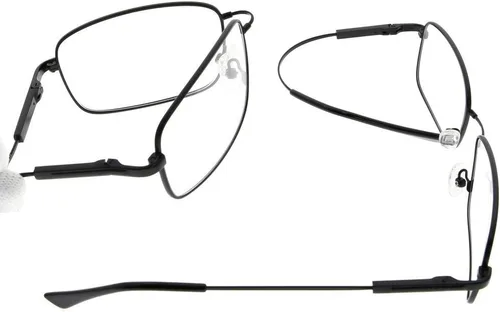 Vista 3 de Eyekepper Lentes de luz azul para hombre, para dormir mejor el 97% con bloqueo de luz azul, lentes de titanio con memoria flexibles, lentes teñidas