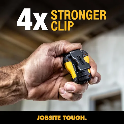 Vista 2 de DEWALT - Altavoz Bluetooth portátil, resistente al agua, con clip, paquete de estuche Altavoz inalámbrico con micrófono, carcasa rígida de EVA