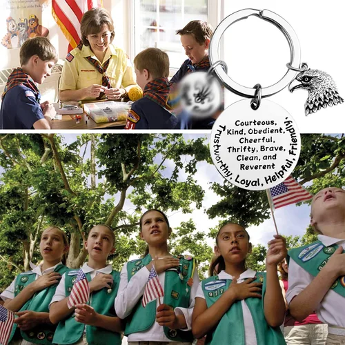 Vista 3 de TIIMG Regalo de la Corte de Honor, regalo de Boy Scout, regalo de ceremonia de regalo de Scoutmaster