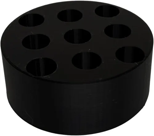 Vista 3 de Cartucho, bolígrafos y soporte para batería 510 - Disco de 9 espacios (negro)