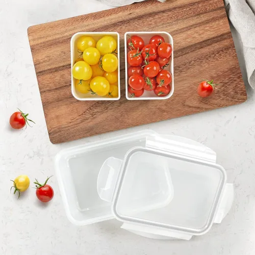Vista 6 de Carrotez - Contenedor de comida con 2 compartimentos, 2 tazas (16.2 fl oz)
