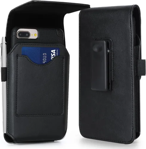 Vista 8 de Mopaclle Funda de teléfono para Galaxy Z Fold 6 Z Fold 5 Z Fold 4 Z Fold 3 Funda con clip para cinturón, funda de cuero con clip para cinturón