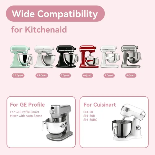 Vista 8 de Accesorio para máquina de helados para batidora de pie KitchenAid, máquina de postres suaves con frutas congeladas sin lácteos, máquina de yogur