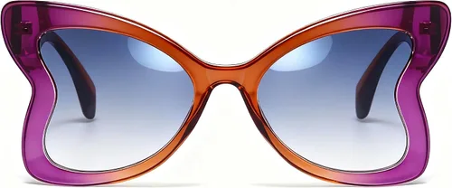 Vista 13 de Chicid Lentes de sol de gran tamaño para mujer, diseño de mariposa de moda, con marco grande, protección UV400
