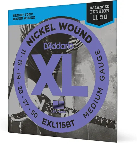 Vista 52 de D'Addario XL EXL157 - Cuerdas de níquel para guitarra eléctrica de 6 cuerdas, entonación perfecta, sensación consistente, durabilidad fiable