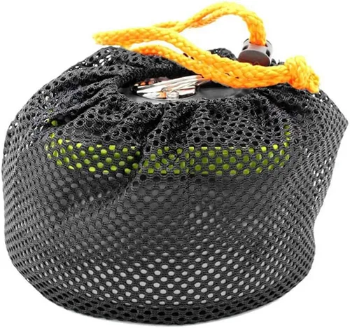 Vista 8 de LIXADA Hervidor de camping 0.8L/1.2L/1.6L para agua hirviendo, tetera de té tetera de aleación de aluminio con mango de silicona bolsa de transporte