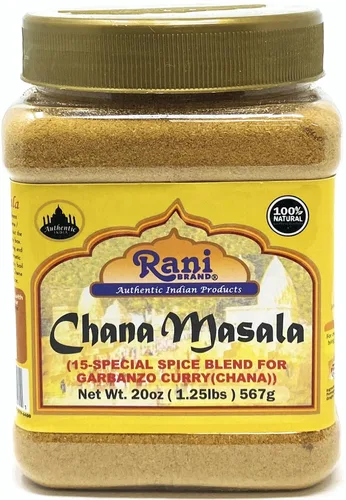 Vista 11 de Rani Chana Masala (mezcla de curry Garbanzo 15 especias) 3.5 oz (100 g) ~ Todo natural Vegano Sin colores Apto para gluten Sin OMG Origen