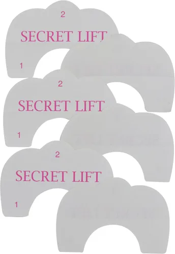 Vista 3 de ToBeInStyle 3 pares de brasier push-up invisible autoadhesivo para mujer 3 pares: pétalos de cinta de elevación de sujetador