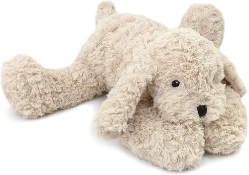 Vista 10 de MON AMI Bogart - Peluche de cachorro lanudo de 18 pulgadas, peluche suave y tierno con patas largas y pies flexibles, adorable animal de peluche