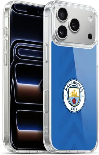 Vista 77 de Head Case Designs Funda de gel con licencia oficial del Manchester City Man City FC Away 2022/23 [protección de grado militar] compatible con Apple