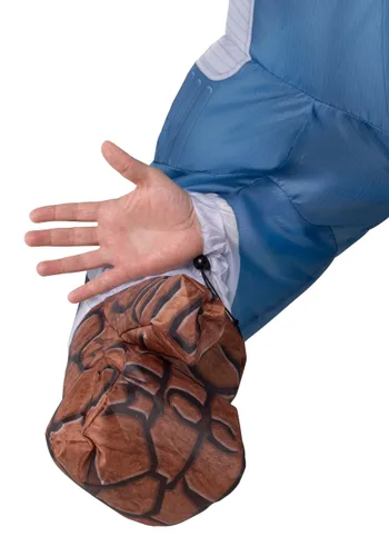 Vista 5 de Disfraz inflable de Hombre de Piedra para hombre de Los 4 Fantásticos Multicolor
