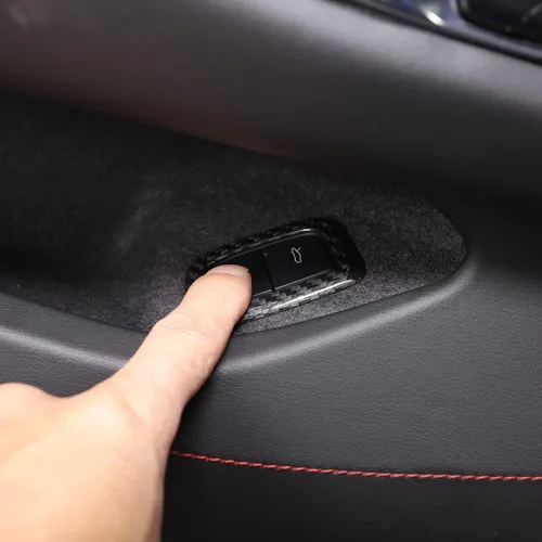 Vista 5 de Sekhyna Cubierta de botón del interruptor del maletero compatible con Corvette C8 Stingray 2020 2021 2022 2023 fibra de carbono real / ABS 1 pieza