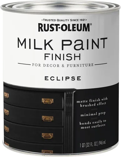 Vista 12 de Rust-Oleum 331049 - Pintura de acabado mate, 32 onzas líquidas (paquete de 1), color blanco clásico