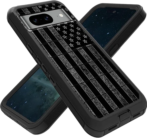 Vista 7 de Diseñada para Pixel 8 de 6.2 pulgadas, resistente, resistente y duradera, a prueba de golpes, híbrida de doble capa, funda protectora de doble capa