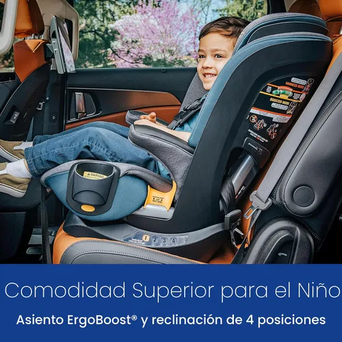 Vista 4 de Chicco MyFit Harness + Booster Car Seat, 5-Point Harness and High Back Seat Obsidiana