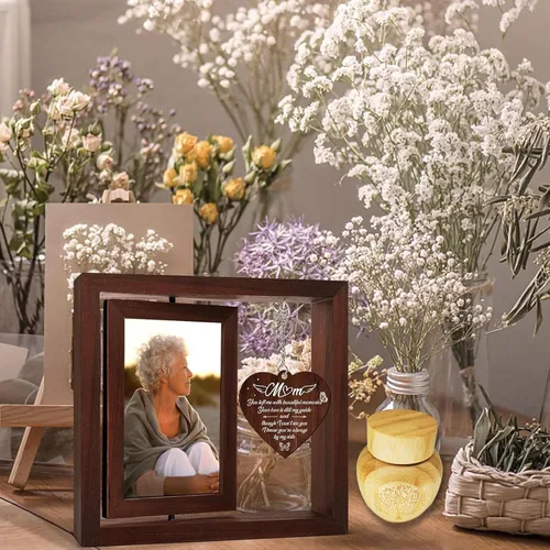 Vista 3 de Mini urnas de dispersión para cenizas humanas para adultos, diseño de árbol de la vida, urnas de bambú biodegradables grabadas, tubos de dispersión