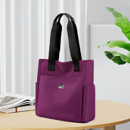 Vista 5 de VIPUDA Bigbicc - Bolso de hombro de nailon impermeable Bigbicc, bolso de hombro de nailon ligero e impermeable
