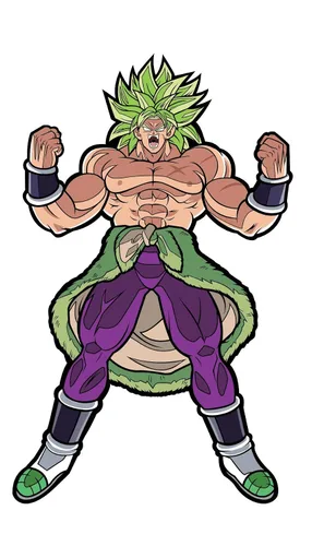 Vista 2 de FiGPiN Dragon Ball Super Broly Movie Broly - Collectible Pin with Premium Display Case - Not Machine Specific