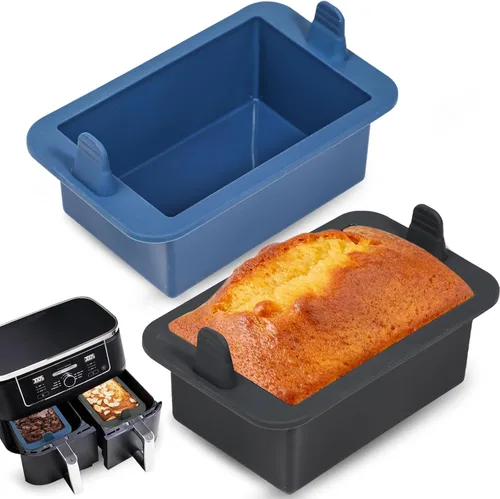 Vista 9 de Webake Moldes de Huevo de Silicona para Freidora de Aire de 4 pulgadas para Hornear, Moldes de Huevo Antiadherentes para Microondas Mini Panqueque