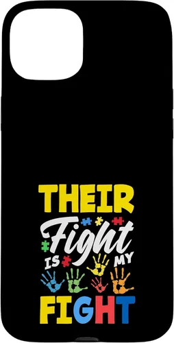 Vista 9 de Their Fight is My Fight Autism Awareness Case for iPhone 17