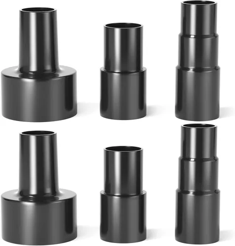 Vista 9 de MEANLIN 2 adaptadores universales de manguera de vacío de 1-3/8 a 1-1/4 pulgadas, conector de manguera de vacío de plástico, accesorios reductores
