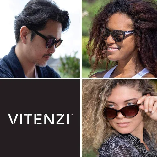 Vista 6 de VITENZI Gafas de sol con lectores para mujer, gafas de sol de lectura tintadas, gafas de sol Bifocales, Florencia, M