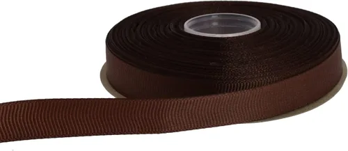Vista 5 de Cinta de grogrén sólido de 25 yardas cada rollo, borde tejido 100% poliéster (1 pulgada, beige)