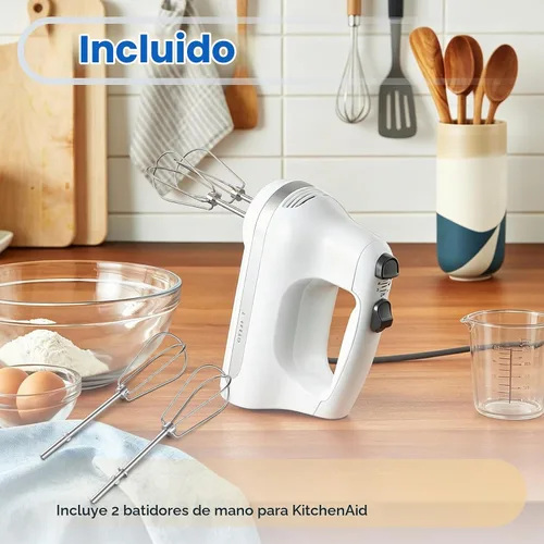 Vista 6 de Batidoras turbo para mezcladora de mano KitchenAid W10490648, KHM2B, AP5644233, PS4082859
