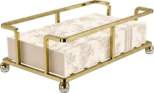 Vista 9 de Soporte para toallas de papel de baño, bandeja para toallas de baño, servilletero, toallero de baño, servilleta de baño, mesa de comedor (negro)