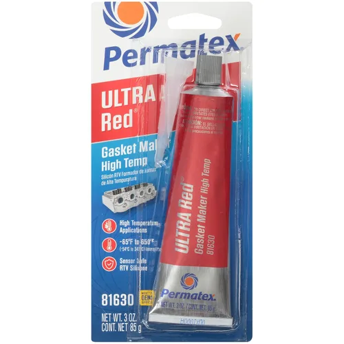 Vista 11 de Permatex 34628 Right Stuff - Máquina de juntas de alta temperatura, 90 minutos, color rojo, 3 onzas