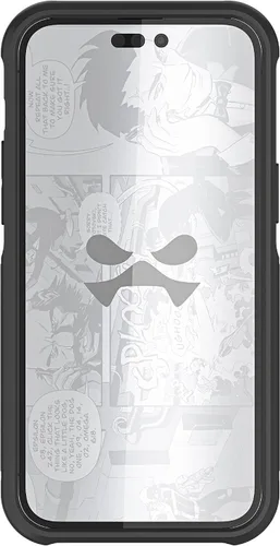 Vista 7 de Ghostek ATOMIC - Funda delgada para iPhone 14 Pro Max para mujer, con anillo MagSafe, parte trasera transparente, a prueba de golpes, resistente