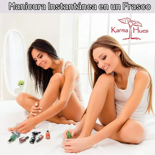 Vista 6 de karma organic Fórmula natural de secado rápido: capa de esmalte de uñas de secado rápido para cualquier esmalte de uñas