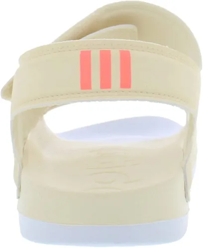 Vista 4 de adidas Sandalia Adilette unisex para adultos, NegroBlanco
