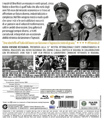 Vista 2 de i mostri (versión restaurata) - BluRay BluRay Italiano Importación
