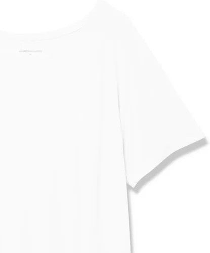 Vista 6 de Tienda Essentials Camiseta ligera con cuello redondo y ajuste relajado, para mujer