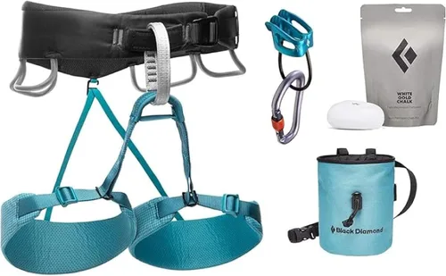 Vista 10 de BLACK DIAMOND Women’s Momentum Rock Climbing Harness Dual Core Construction Adjustable Waist & Leg Loops