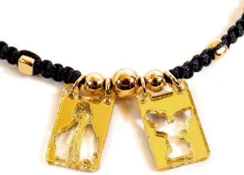 Vista 3 de Pulsera de Arcángel de San Miguel y Madre Milagrosa del Escapulario Católico