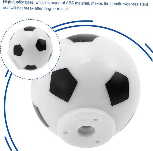 Vista 6 de DOITOOL 5 piezas de tiradores de fútbol para cajón de fútbol americano vintage perilla de puerta de tocador infantil a prueba de niños fútbol