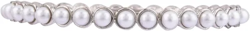 Vista 9 de Efulgenz Indian Bangles for Women Indian Style Bollywood Traditional Faux Pearl Stone Wedding Bracelet Bangle Set Jewelry (White, LCT
