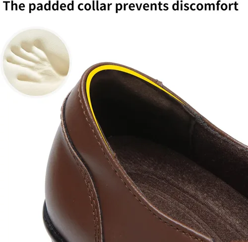 Vista 4 de UZB Mocasines sin cordones con cremallera para mujer