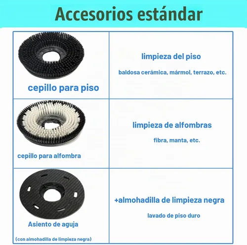 Vista 4 de INTSUPERMAI Pulidor de piso de 18 pulgadas, pulidor de piso comercial resistente de una sola almohadilla para azulejos, máquina de pulidor de pisos