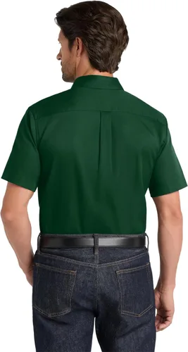 Vista 2 de Port Authority Camisa de manga corta SuperPro React con botones para hombre