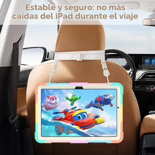 Vista 6 de HOGENL Funda para Samsung Galaxy Tab A9+/A9 Plus de 11 pulgadas 2023, funda protectora para tableta Galaxy Tab A9+ para niños y niñas con correa