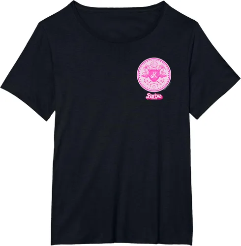Vista 30 de Barbie The Movie - Camiseta con insignia de Ken Flamingo, Negro